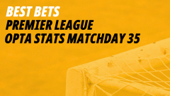 Image for Premier League Opta stats and predictions matchday 35